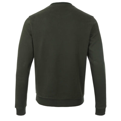 Belstaff Classic Sweat Top in Tile Green Back