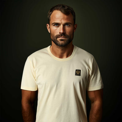 Belstaff Classic T-Shirt in Yellow Sand Model