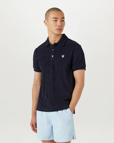 Belstaff Clipper Swim Short in Sky Blue Model