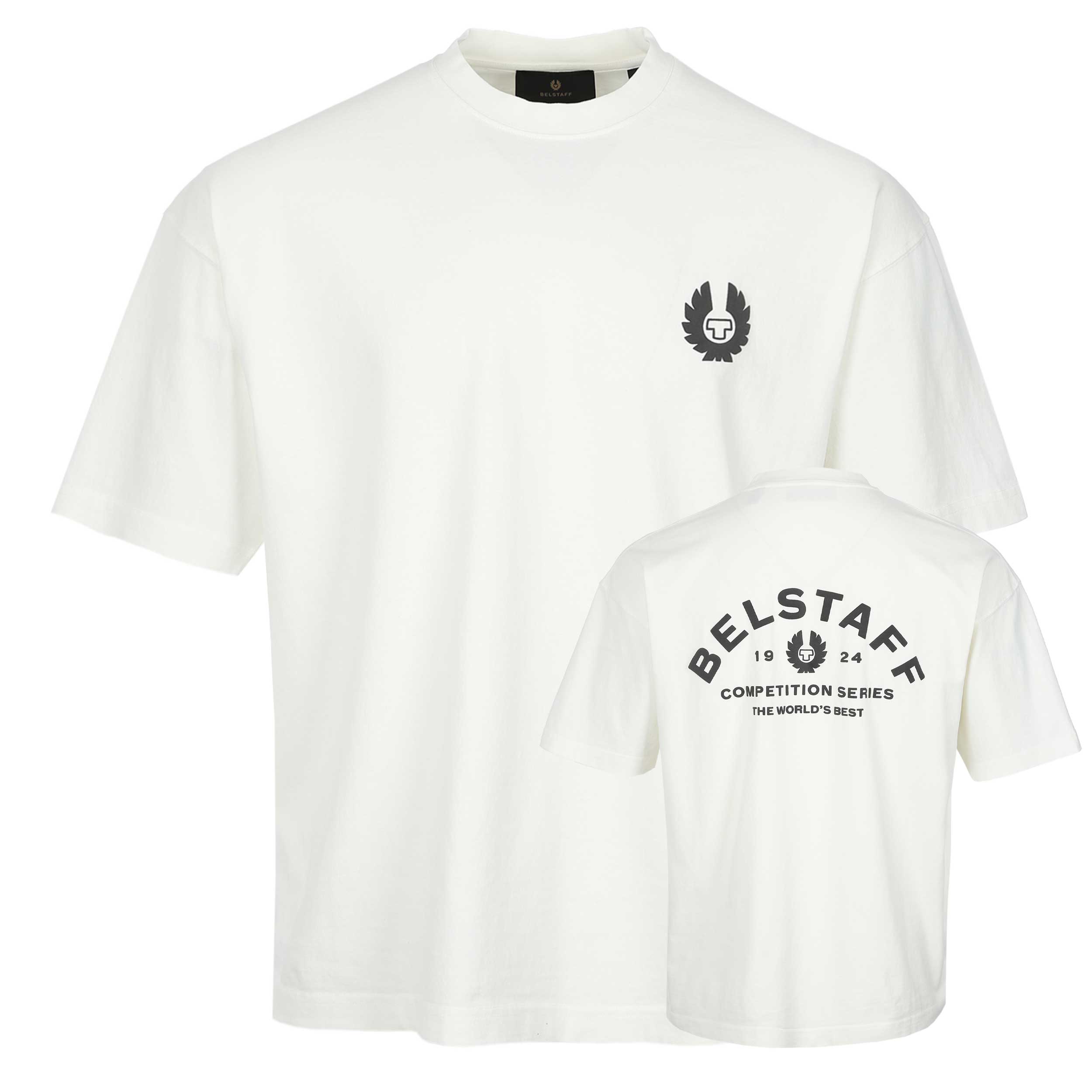 Belstaff Competition T-Shirt in Chalk