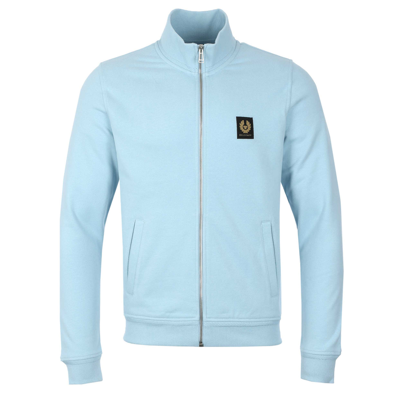 Belstaff Full Zip Sweat Top in Skyline Blue