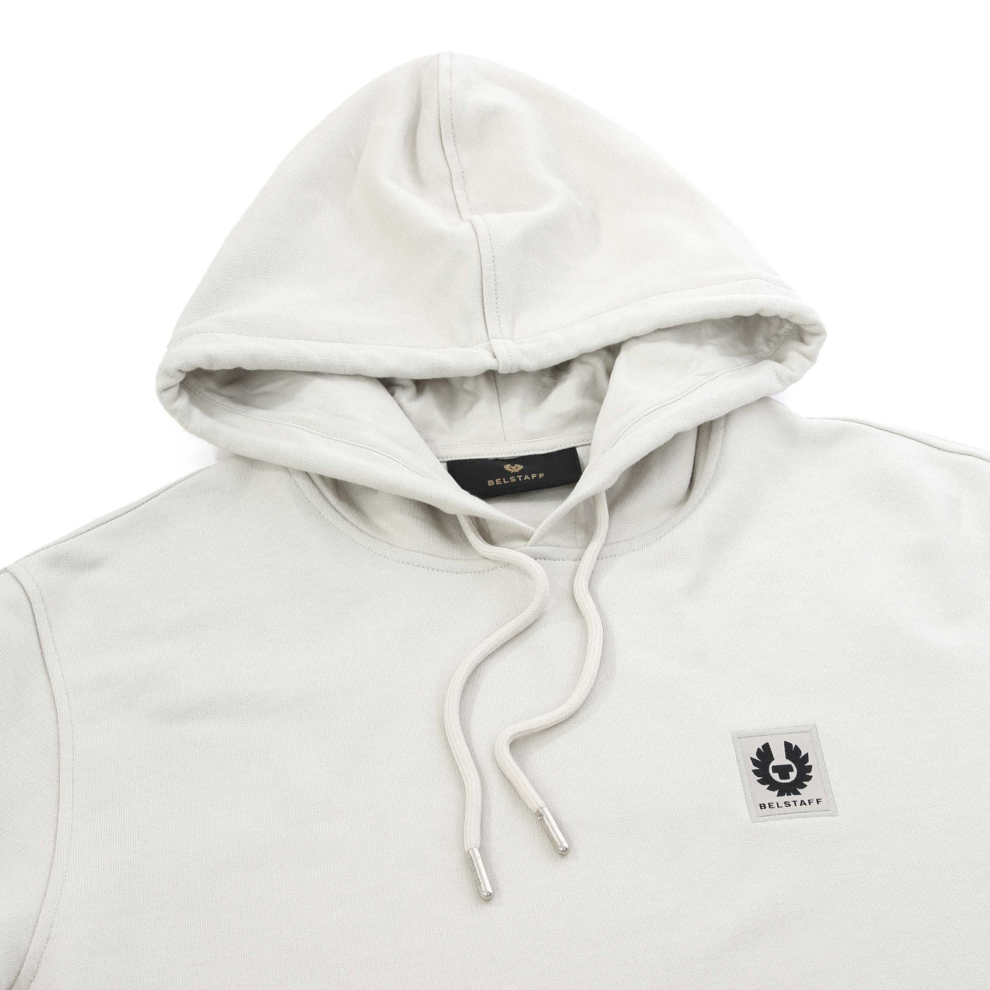 Belstaff Hoodie Sweat Top in Stone Beige Collar
