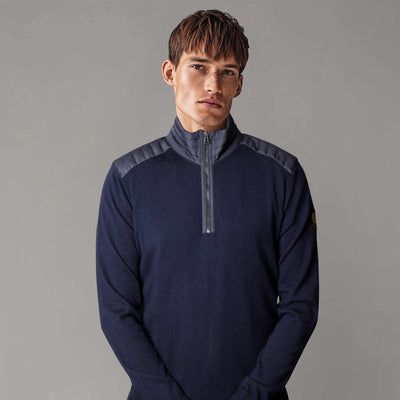 Belstaff Kilmington Knitwear in Dark Ink