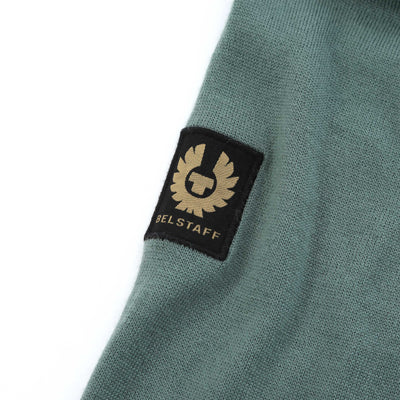 Belstaff Kilmington Knitwear in Mineral Green Logo