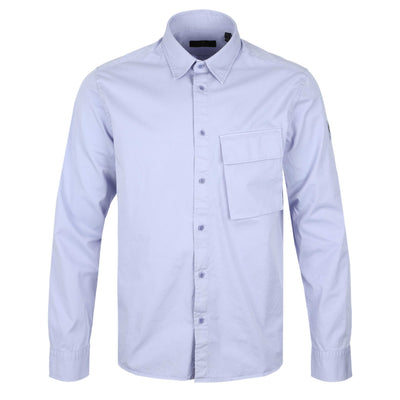 Belstaff Scale Shirt in Pale Heather