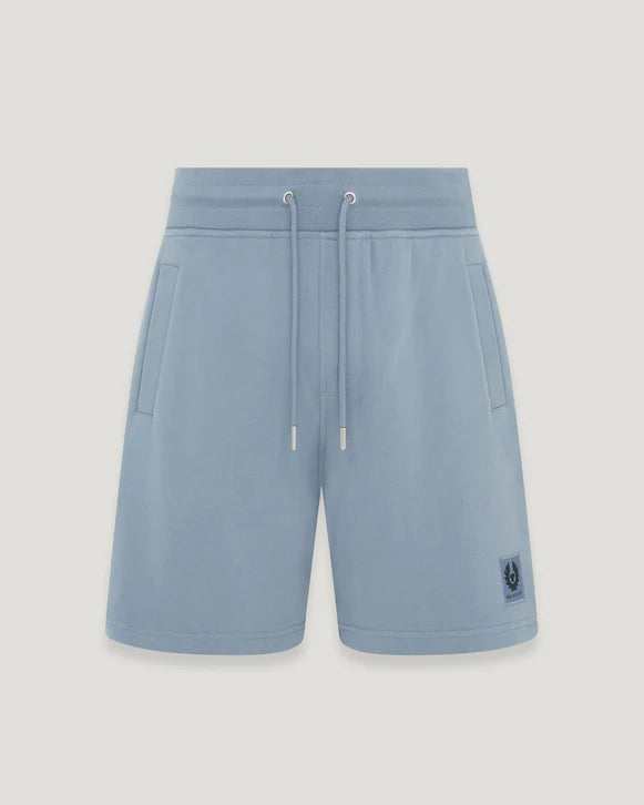 Belstaff Sweat Short in Blue Flint