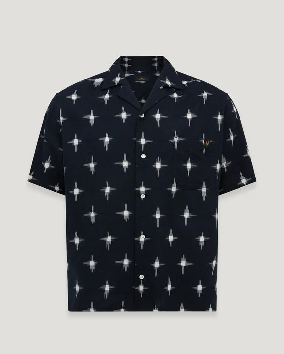 Belstaff Tide SS Shirt in Dark Ink