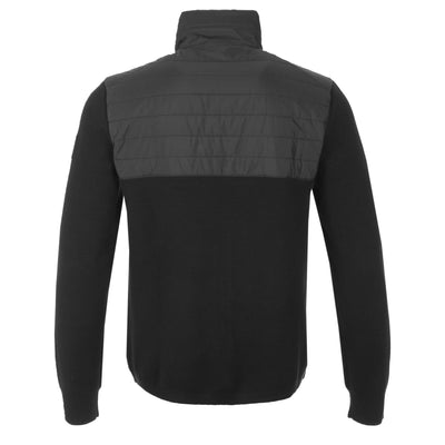 Belstaff Venture Full Zip Cardigan Knitwear in Black Back