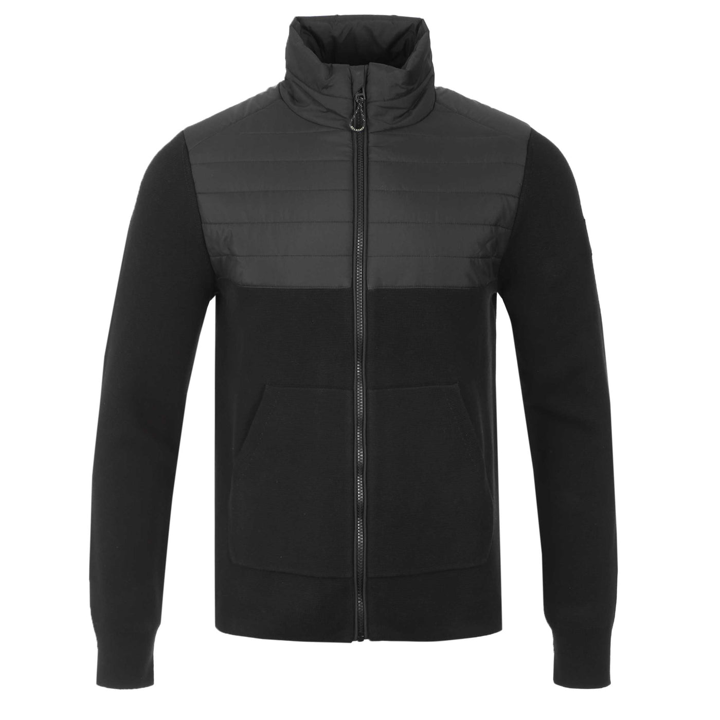 Belstaff Venture Full Zip Cardigan Knitwear in Black