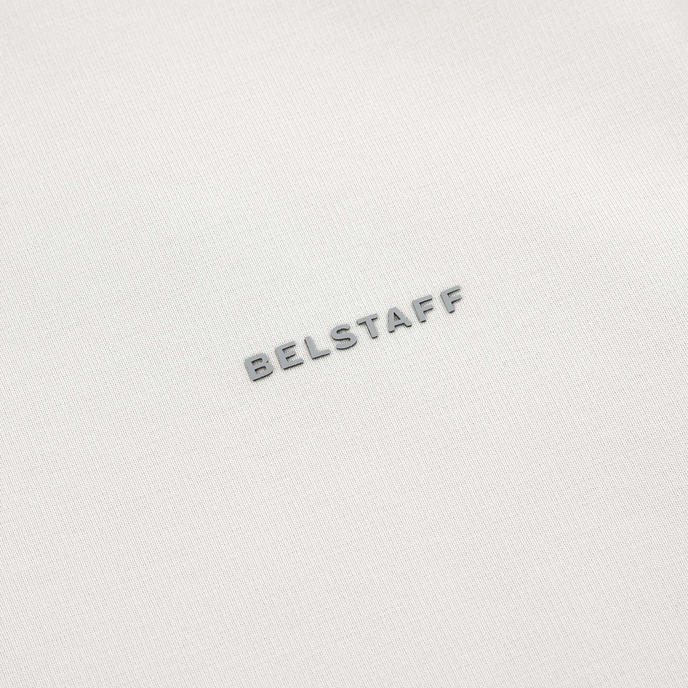 Belstaff Alloy Crewneck Sweat Top in Stone Beige Logo