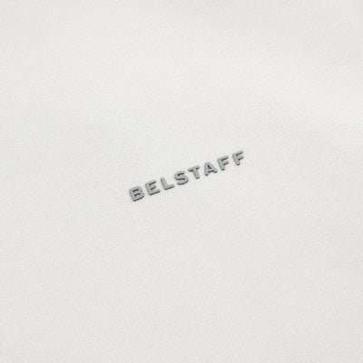 Belstaff Alloy Crewneck Sweat Top in Stone Beige Logo