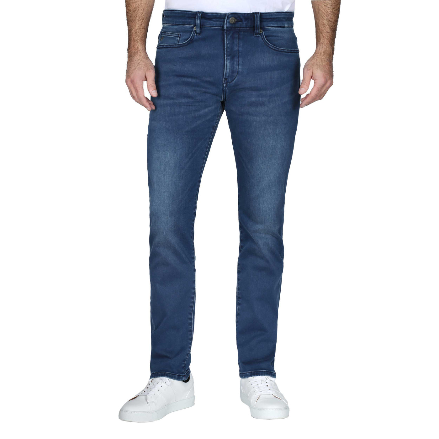 BOSS Delaware3-1 Jean in Mid Blue Denim