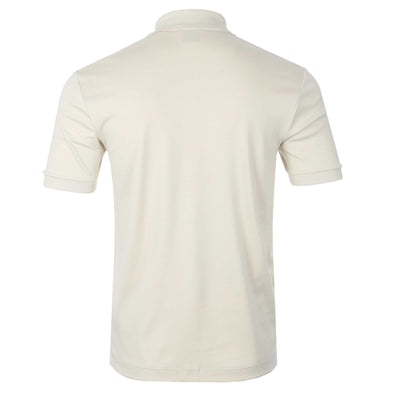 BOSS Polston 34 Polo Shirt in Open White Back