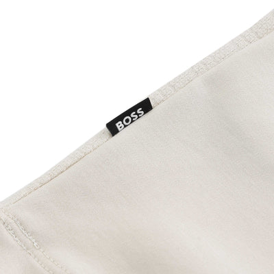 BOSS Polston 34 Polo Shirt in Open White Tab Logo