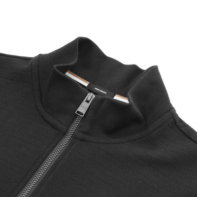 BOSS Sidney 74 Sweat Top in Black Neck