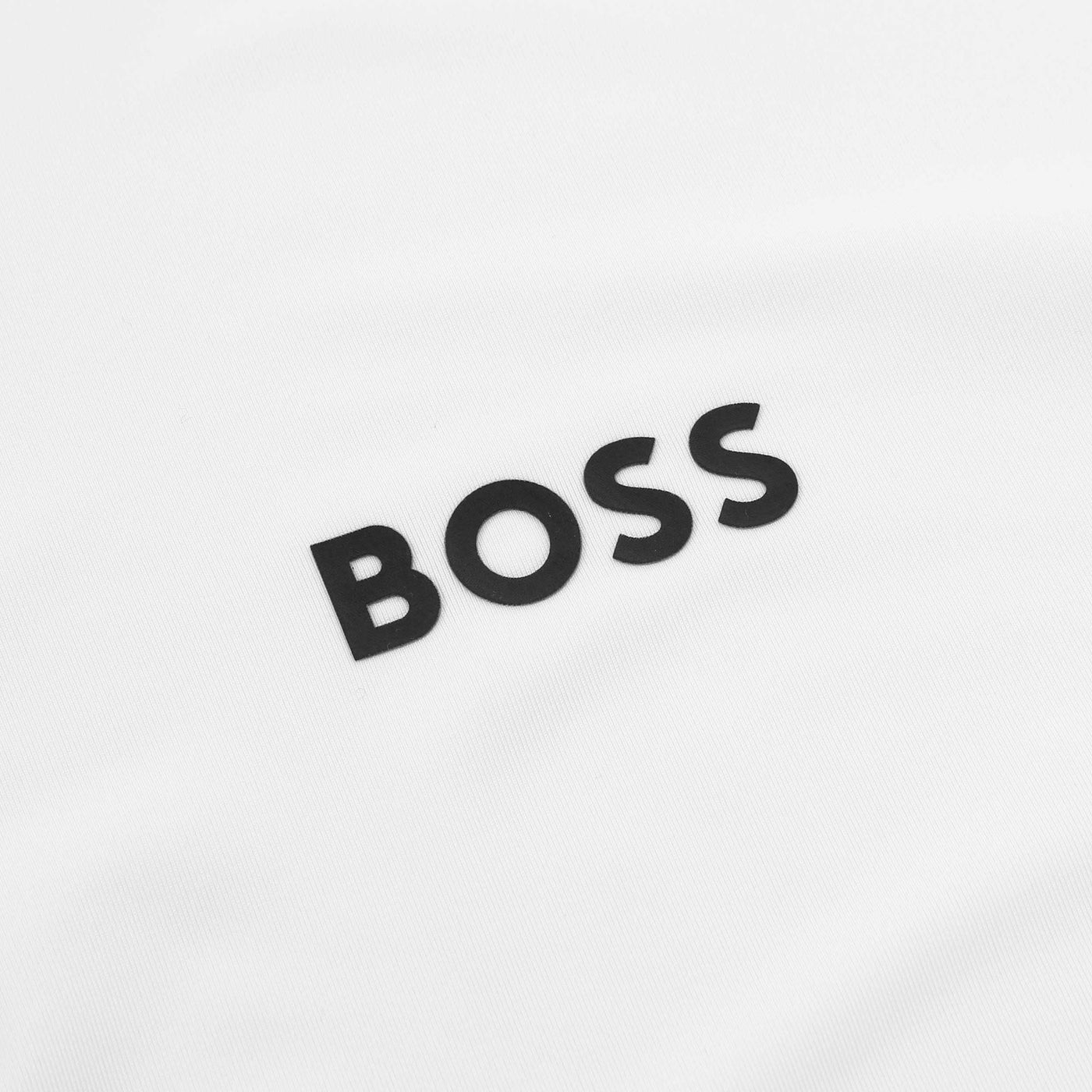 BOSS Paddytech Polo Shirt in White Logo