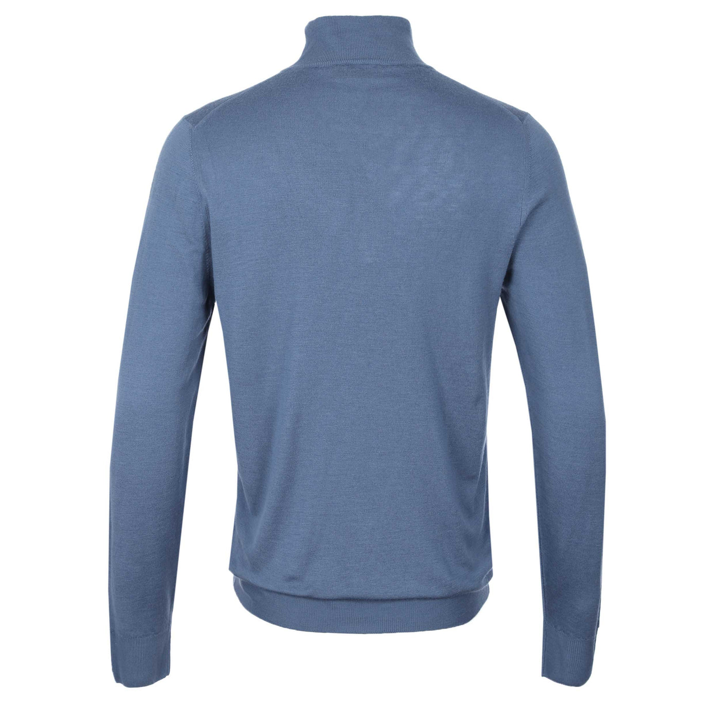 Canali 1/4 Zip Knitwear in Blue Back