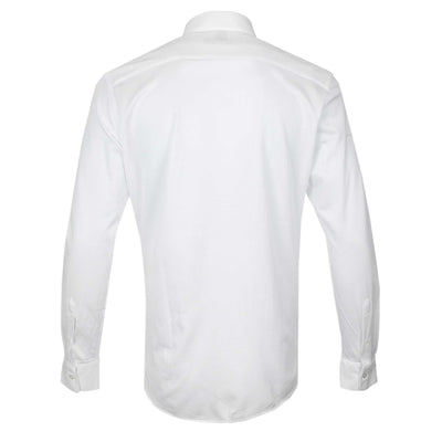 Canali Basic Stretch Shirt in White Back