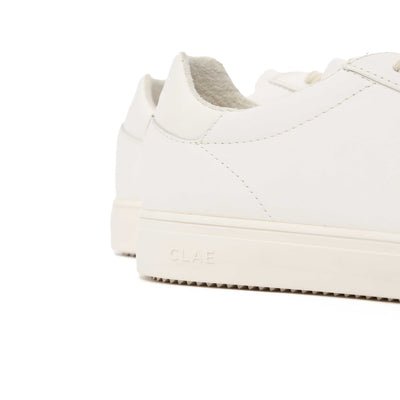 Clae Bradley Trainer in Triple Off White Logo