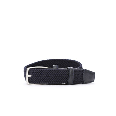 Elliot Rhodes Stretch Handweave Belt in Navy