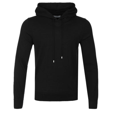 Gran Sasso Pullover Hoody Knitwear in Black