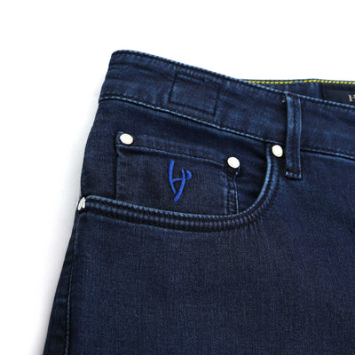 Handpicked Ravello Jean in Dark Blue Denim Pocket