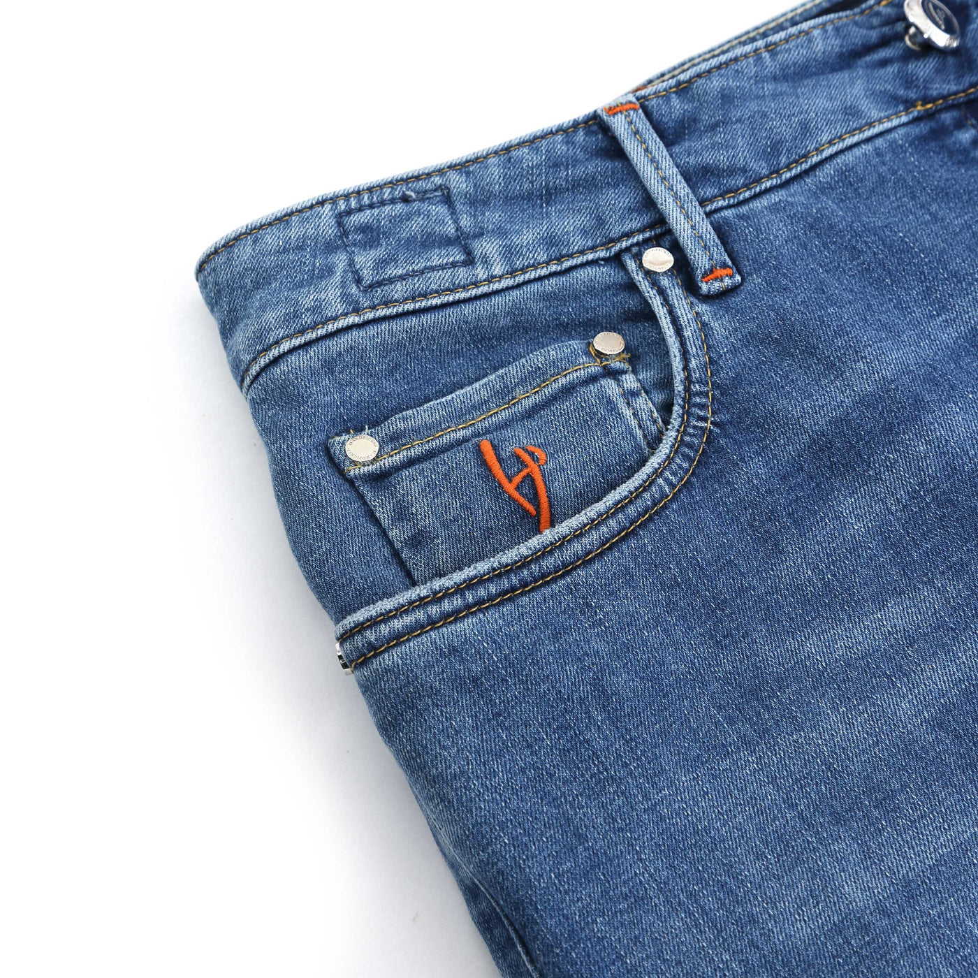 Handpicked Ravello Jean in Light Blue Denim Pocket