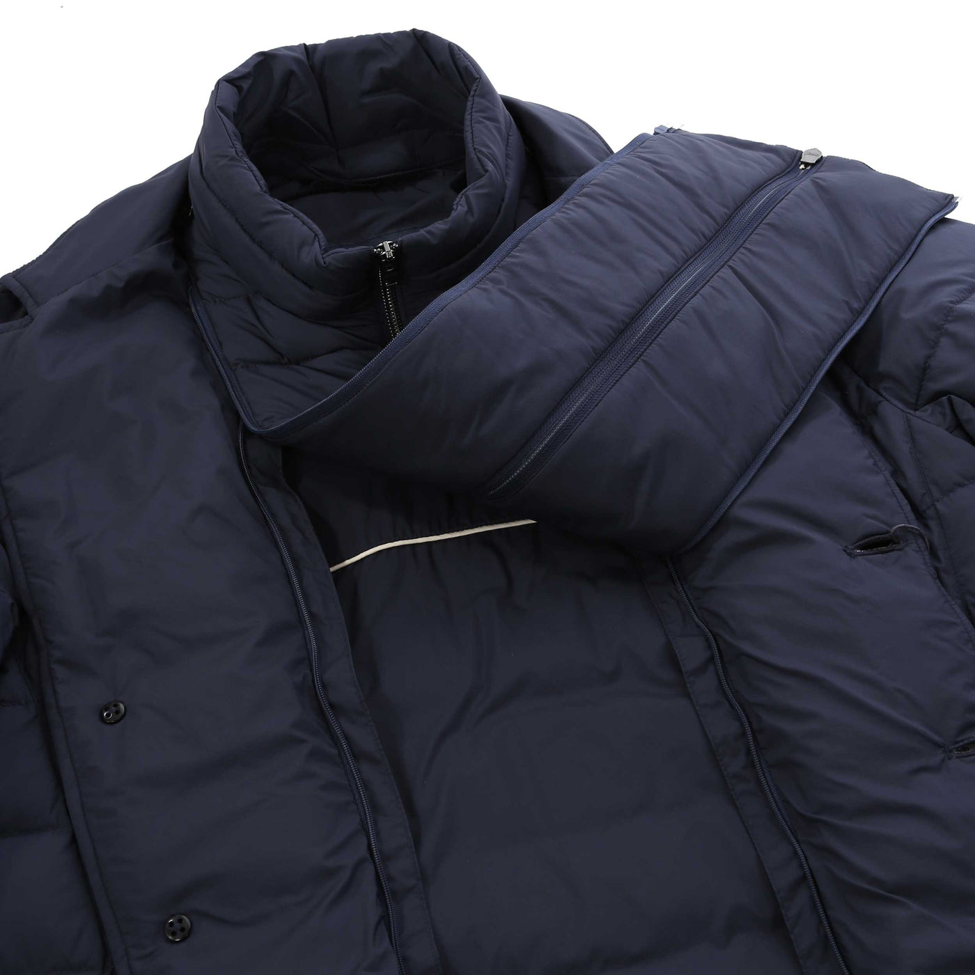 Herno La Giacca Jacket in New Blue Bib Removed 