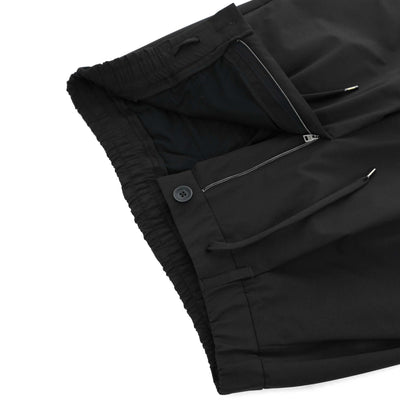 Herno Pantalone Regular Fit Trouser in Black Fly