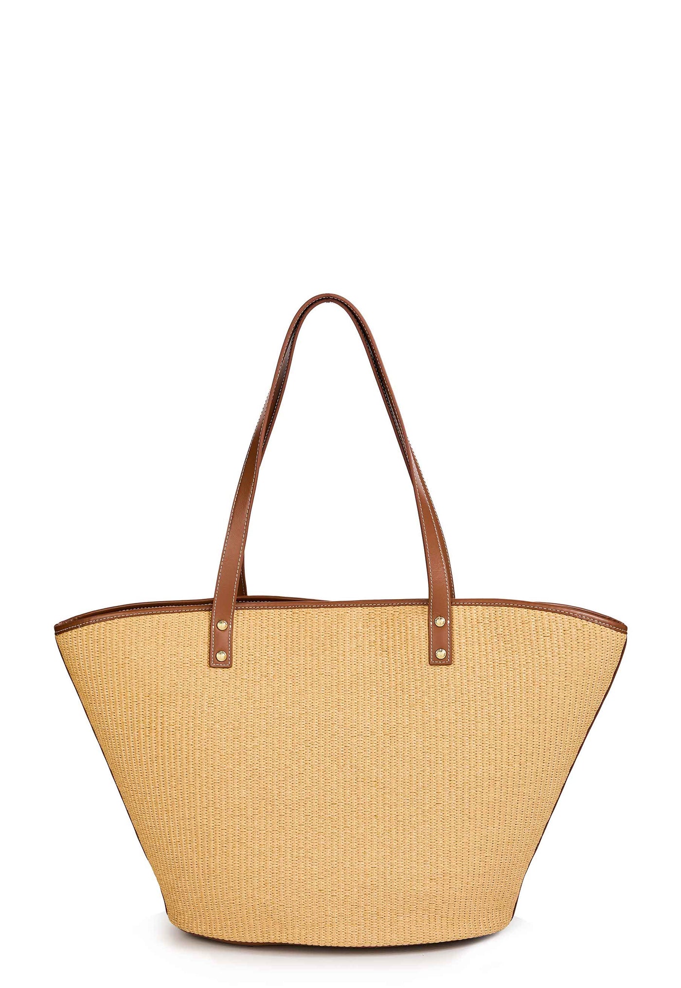 Holland Cooper Amalfi Shopper Bag in Natural Tan Back