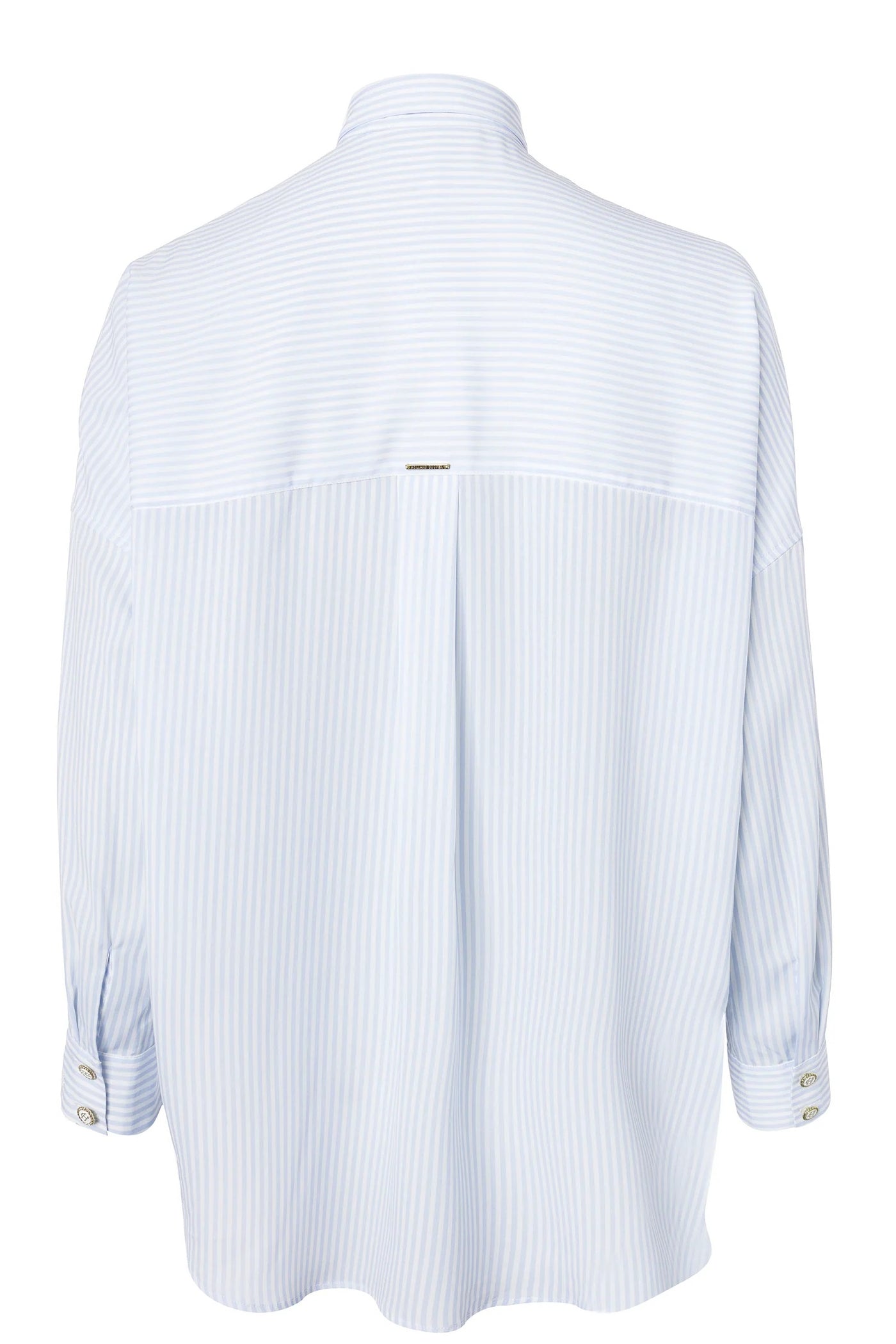 Holland Cooper Cameron Ladies Shirt in Sky Stripe Back