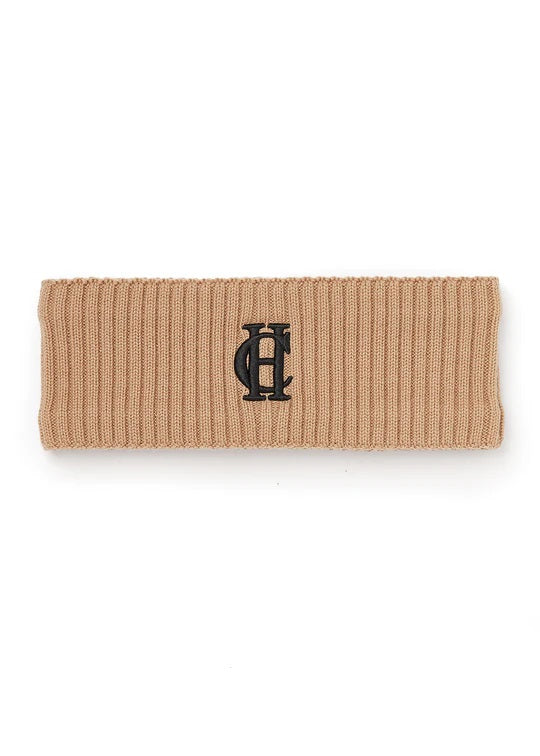 Holland Cooper Chelsea Merino Headband in Camel Front