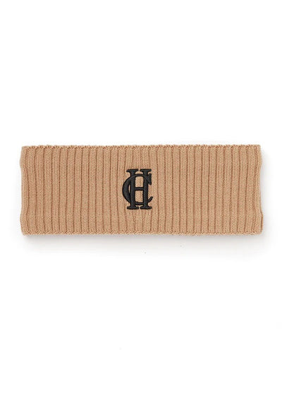 Holland Cooper Chelsea Merino Headband in Camel Front