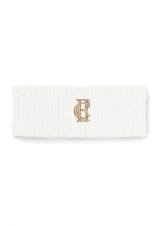 Holland Cooper Chelsea Merino Headband in Cream Front