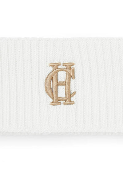 Holland Cooper Chelsea Merino Headband in Cream Logo