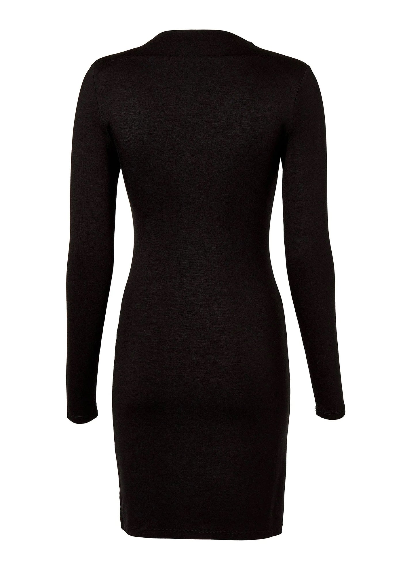 Holland Cooper Harper Long Sleeve Mini Dress in Black Back