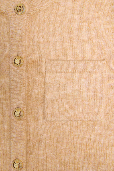 Holland Cooper Lucinda Cardigan in Camel Pocket