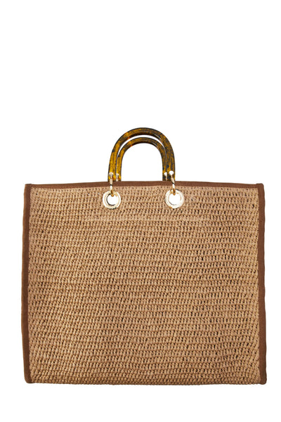 Holland Cooper Riviera Tote Bag in Natural Back