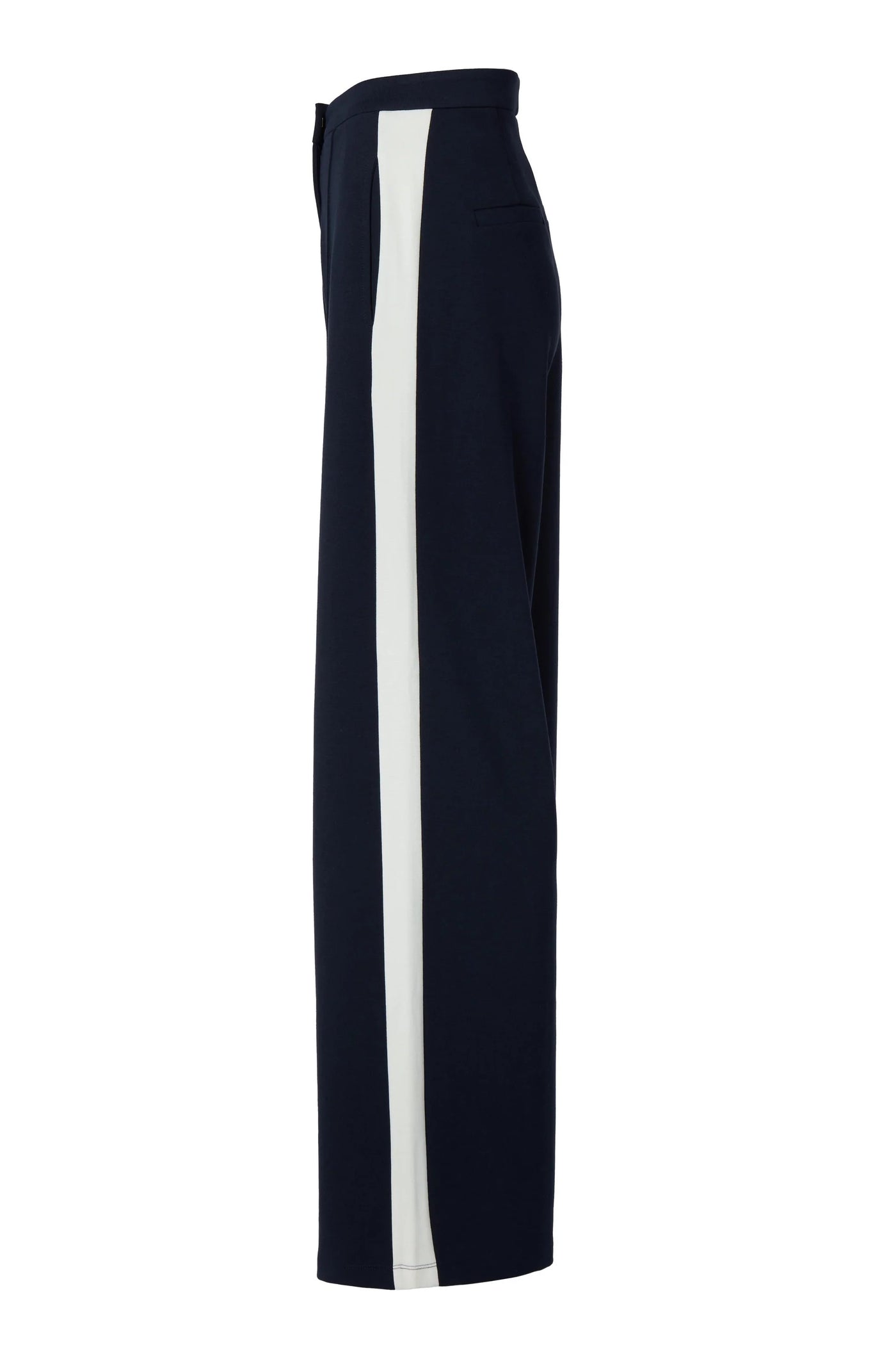 Holland Cooper Wide Leg Pant in Ink Navy Side