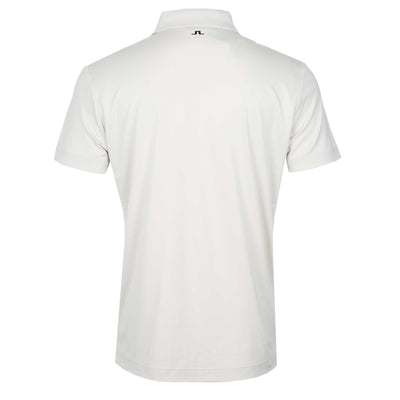 J.Lindeberg Klas Polo Shirt in Moonbeam Back