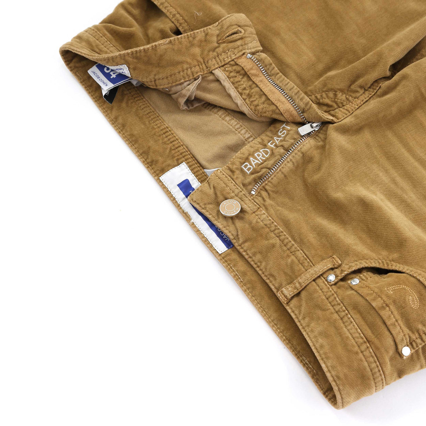 Jacob Cohen Bard Fast 5 Pocket Moleskin Jean in Sand Fly