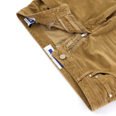 Jacob Cohen Bard Fast 5 Pocket Moleskin Jean in Sand Fly