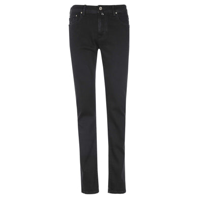 Jacob Cohen Bard Zip Jean in Black