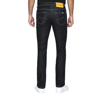 Jacob Cohen Nick Jean in Dark Blue Raw Denim Back