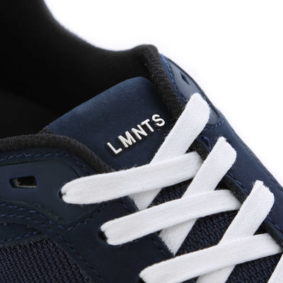 LMNTS Logan Trainer in Navy & White Logo