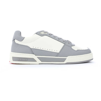 LMNTS Porter Tumbled Trainer in Grey & White