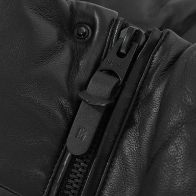  Mackage Jeremy Leather Jacket in Black Zip Pull