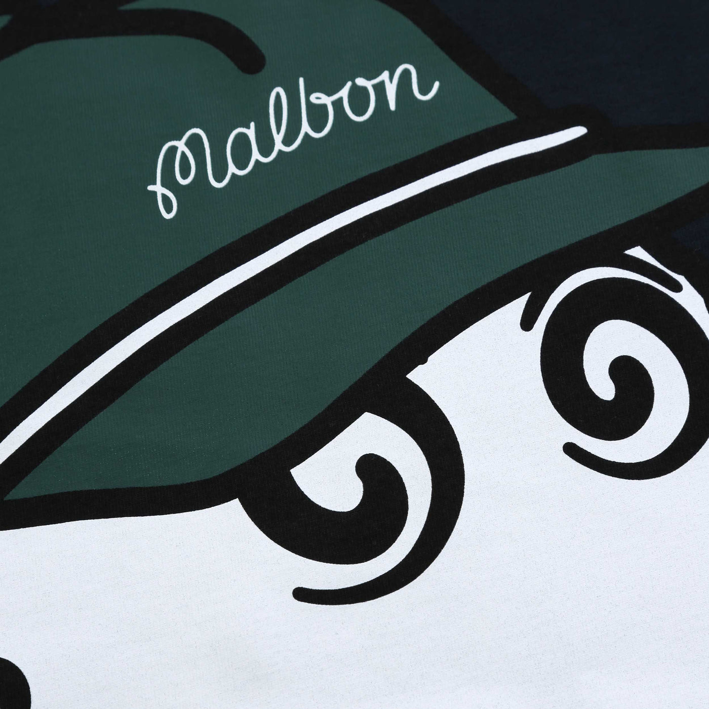 Malbon Bermuda Baldwin T-Shirt in Navy Print