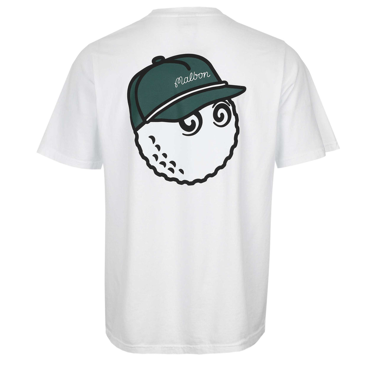Malbon Bermuda Baldwin T-Shirt in White Back