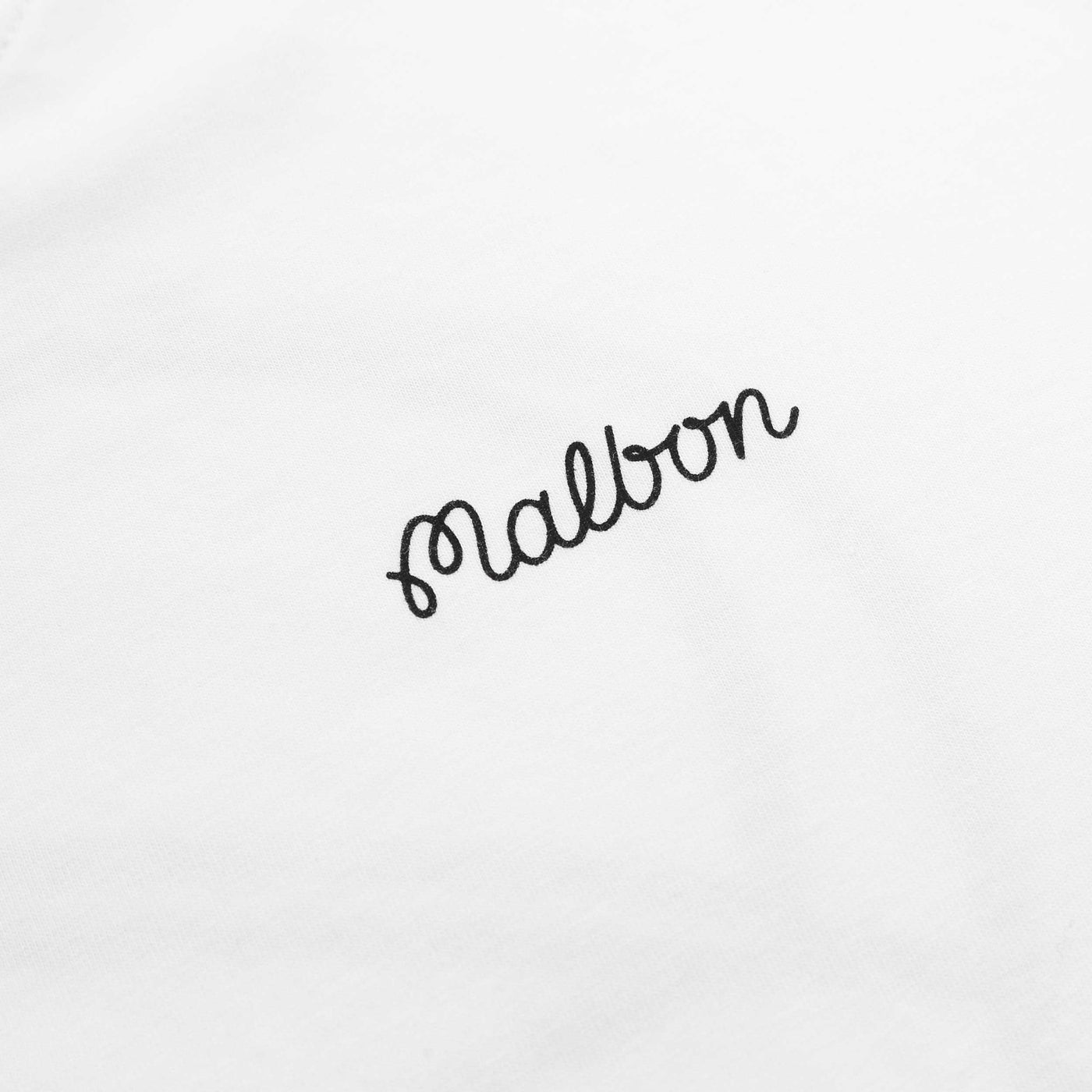 Malbon Bermuda Baldwin T-Shirt in White Logo